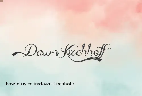 Dawn Kirchhoff