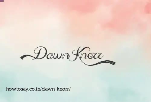 Dawn Knorr