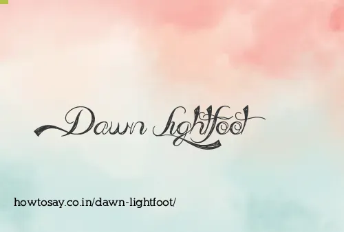 Dawn Lightfoot