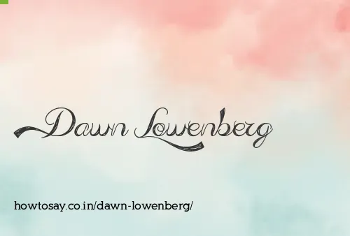 Dawn Lowenberg