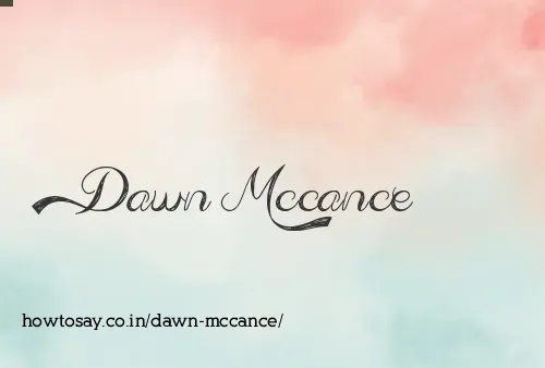 Dawn Mccance