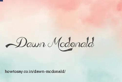 Dawn Mcdonald