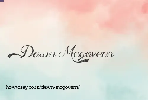 Dawn Mcgovern