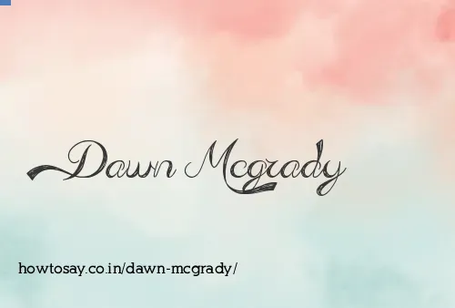 Dawn Mcgrady