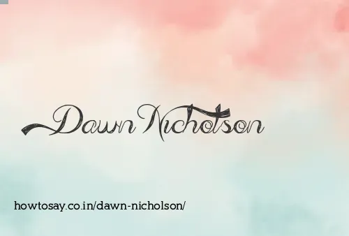 Dawn Nicholson