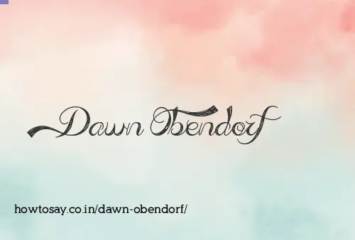 Dawn Obendorf