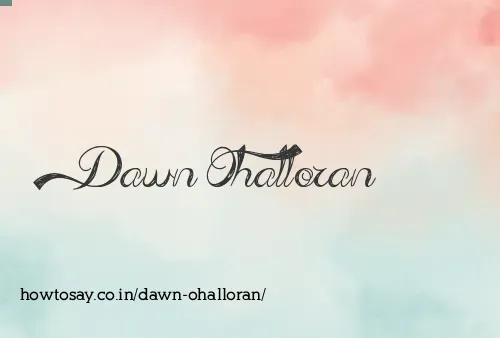 Dawn Ohalloran