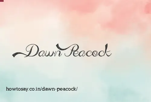 Dawn Peacock