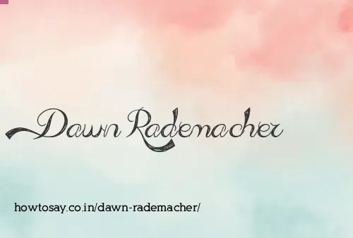 Dawn Rademacher