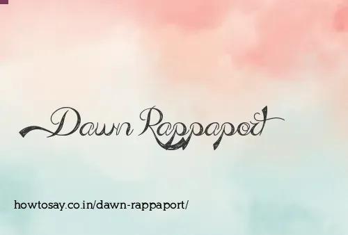 Dawn Rappaport