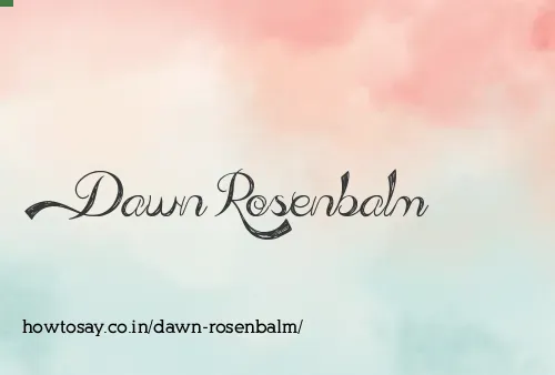 Dawn Rosenbalm