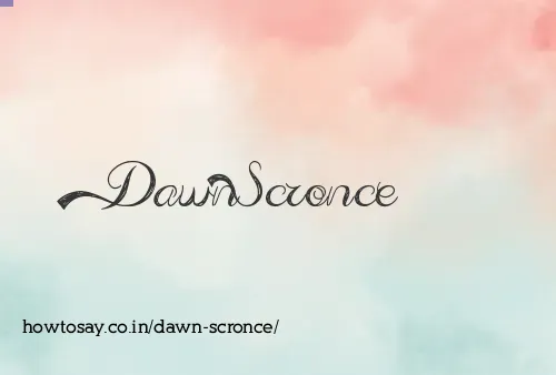 Dawn Scronce
