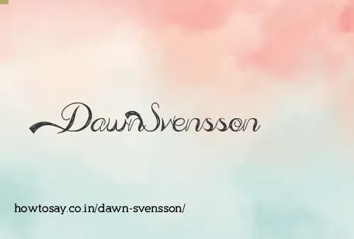 Dawn Svensson
