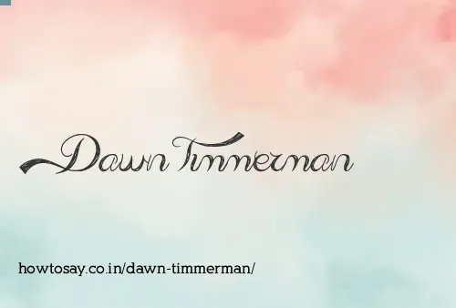 Dawn Timmerman