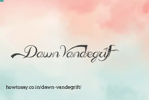 Dawn Vandegrift