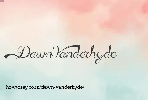 Dawn Vanderhyde