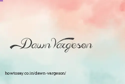 Dawn Vargeson