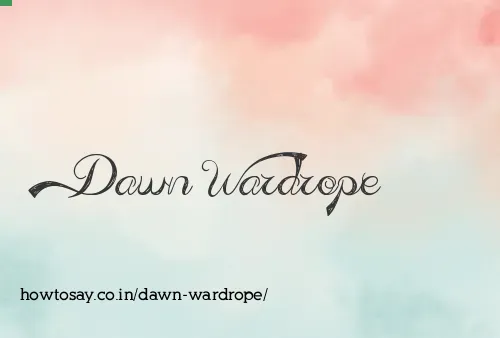 Dawn Wardrope