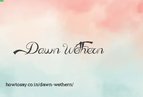 Dawn Wethern