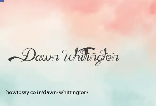 Dawn Whittington