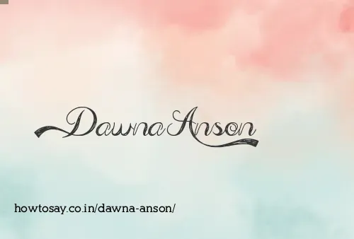 Dawna Anson