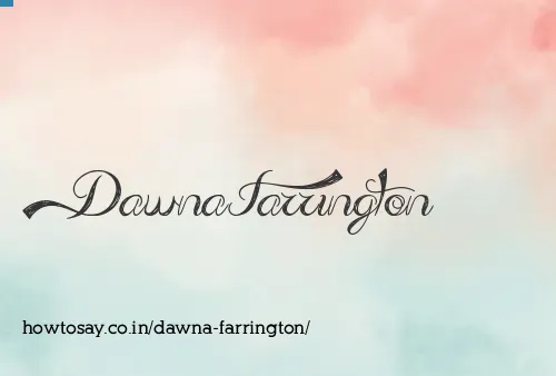 Dawna Farrington