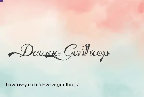 Dawna Gunthrop