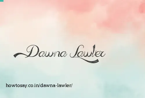 Dawna Lawler