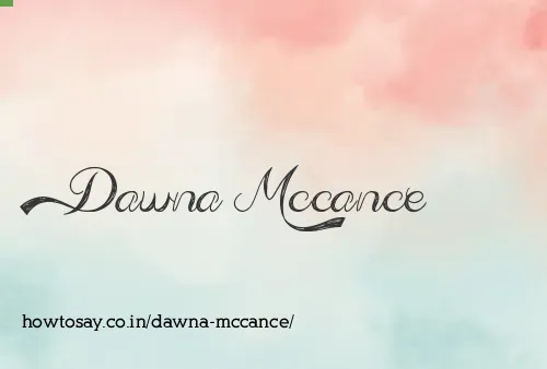 Dawna Mccance
