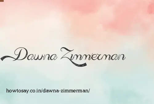 Dawna Zimmerman