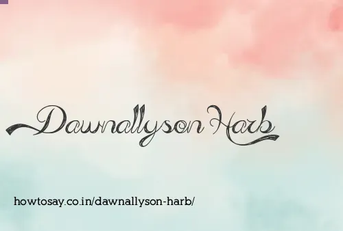 Dawnallyson Harb
