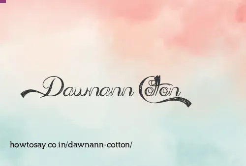 Dawnann Cotton