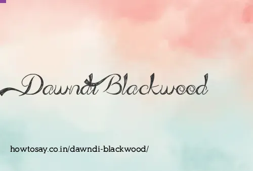 Dawndi Blackwood