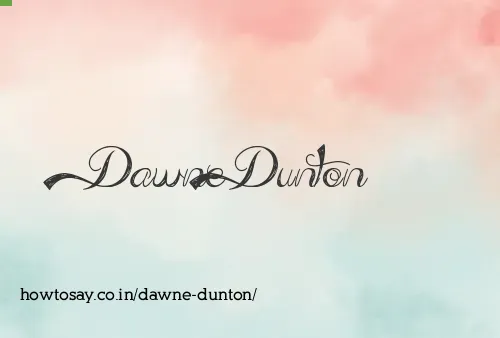 Dawne Dunton