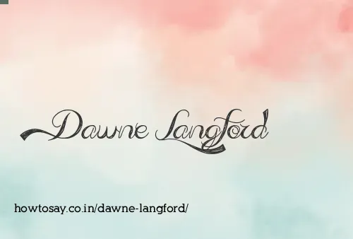 Dawne Langford