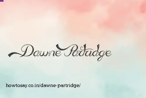 Dawne Partridge