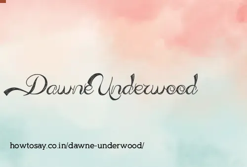 Dawne Underwood