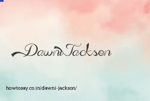 Dawni Jackson