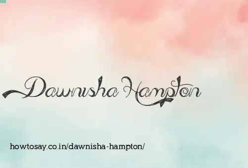 Dawnisha Hampton