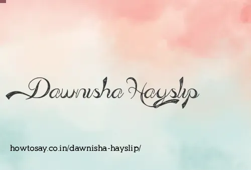 Dawnisha Hayslip