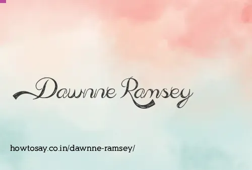 Dawnne Ramsey
