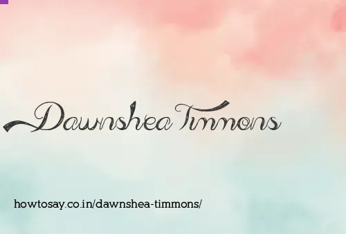 Dawnshea Timmons