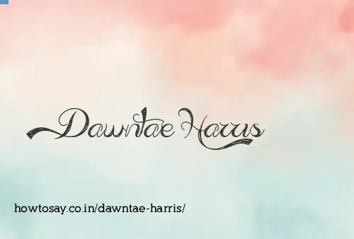 Dawntae Harris