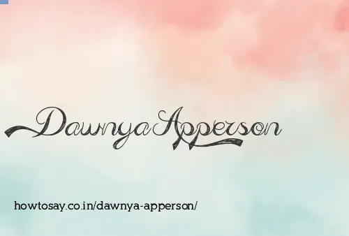 Dawnya Apperson