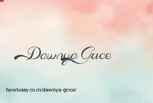 Dawnya Grice