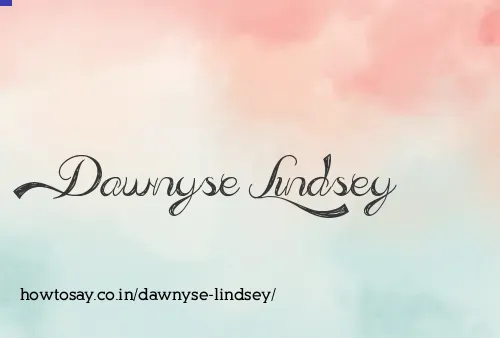 Dawnyse Lindsey