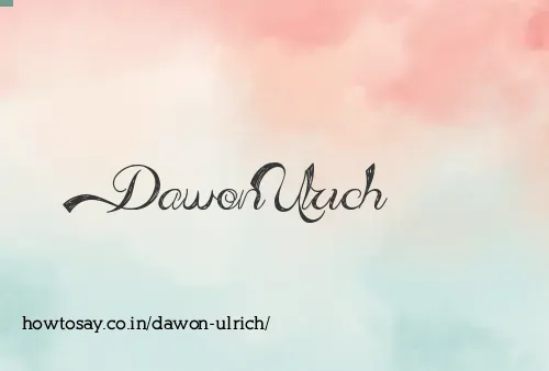 Dawon Ulrich