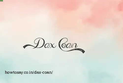 Dax Coan