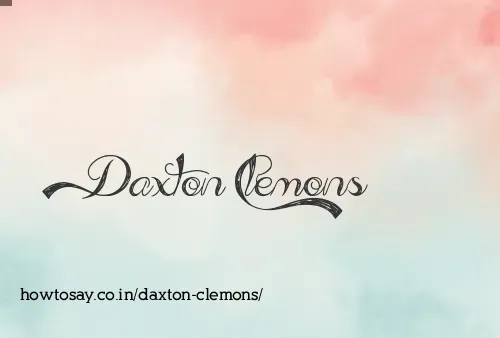 Daxton Clemons