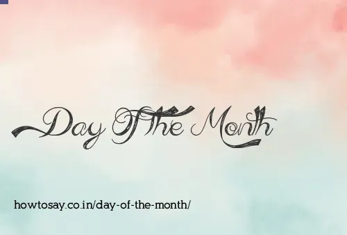 Day Of The Month